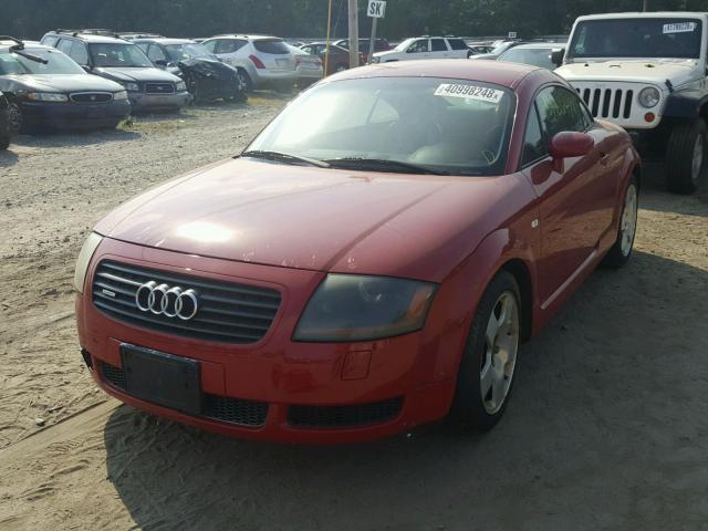 TRUWT28N511026057 - 2001 AUDI TT QUATTRO RED photo 2