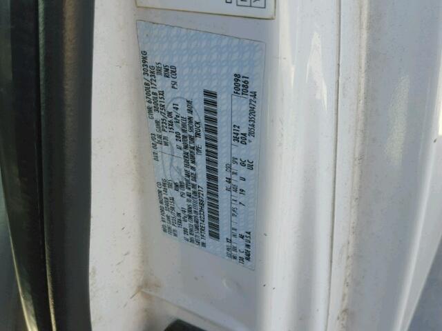 1FTRE14233HB87217 - 2003 FORD ECONOLINE WHITE photo 10