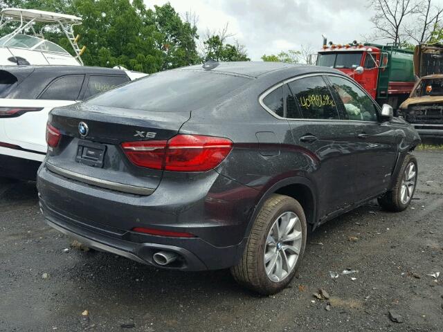 5UXKU2C32H0X47690 - 2017 BMW X6 XDRIVE3 BLACK photo 4