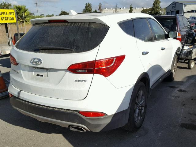 5XYZT3LB1GG380273 - 2016 HYUNDAI SANTA FE S WHITE photo 4