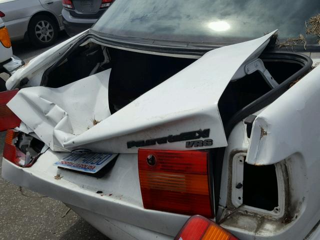 WVWEE83A8SE071124 - 1995 VOLKSWAGEN PASSAT GLX WHITE photo 10