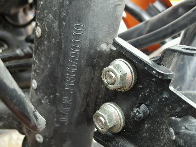 JKAEXEJ16HDA00110 - 2017 KAWASAKI EX650 J ნარინჯისფერი ფოტო 10