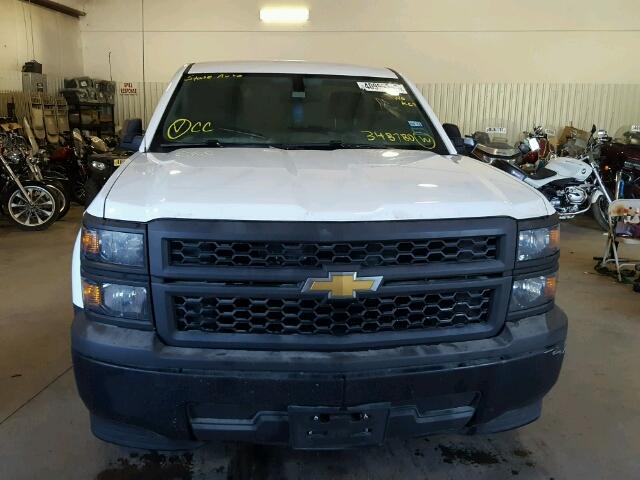 1GCNCPEH4EZ348780 - 2014 CHEVROLET SILVERADO WHITE photo 9