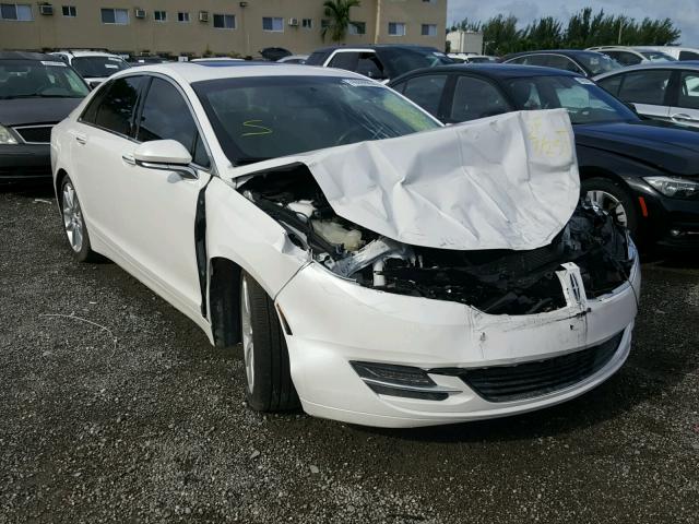 3LN6L2LU4FR623136 - 2015 LINCOLN MKZ HYBRID WHITE photo 1