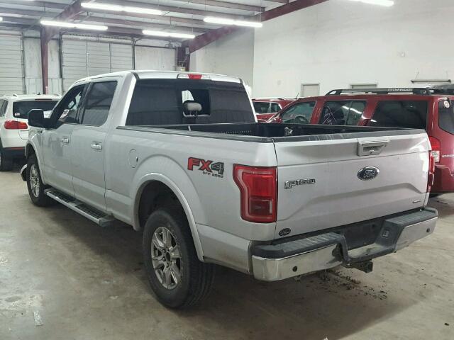 1FTFW1EFXGKD52786 - 2016 FORD F150 SILVER photo 3