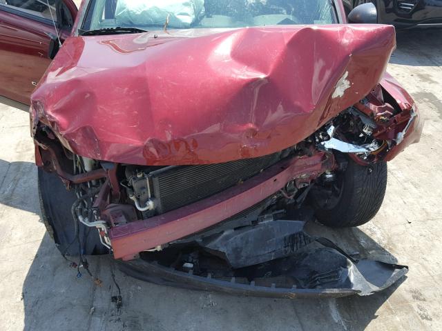 1C4NJCBA9CD601219 - 2012 JEEP COMPASS SP MAROON photo 7