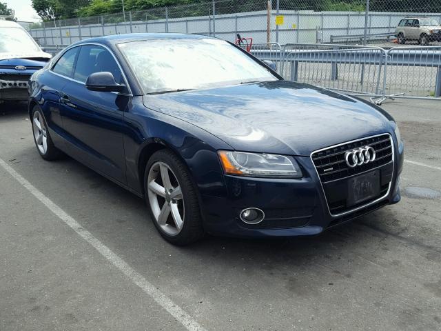 WAUDK78T79A014808 - 2009 AUDI A5 QUATTRO BLUE photo 1