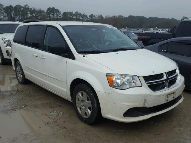 2C4RDGBG6DR507026 - 2013 DODGE GRAND CARA WHITE photo 1