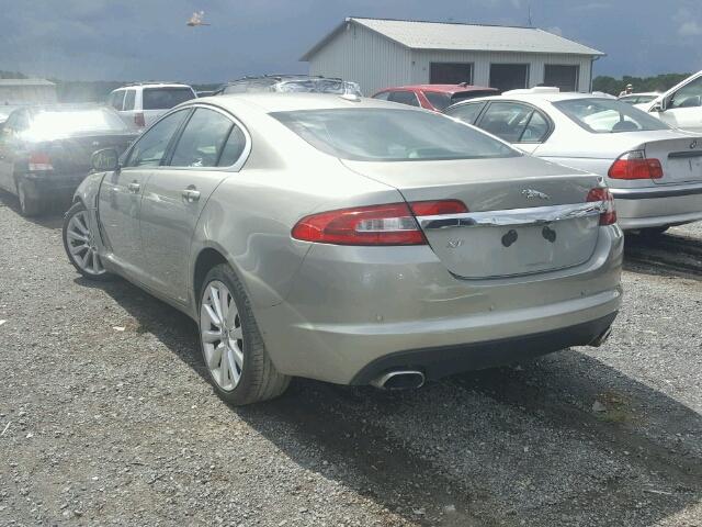 SAJWA0GB2ALR77494 - 2010 JAGUAR XF PREMIUM BEIGE photo 3