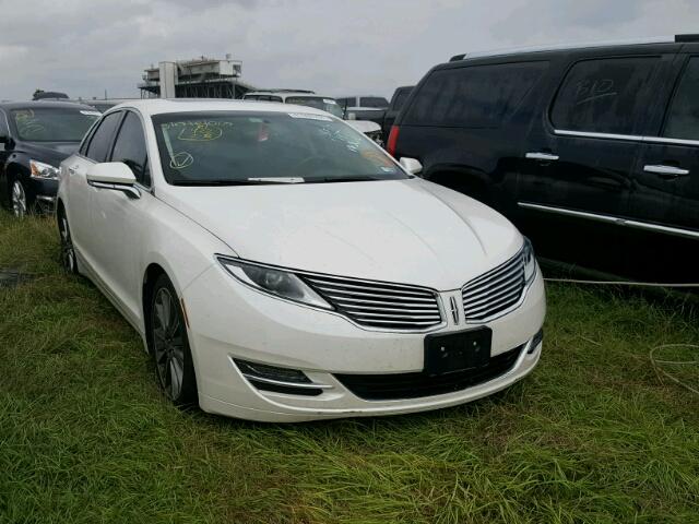 3LN6L2G91DR828304 - 2013 LINCOLN MKZ WHITE photo 1