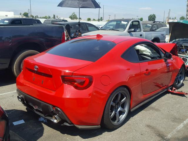 JF1ZNAA14F9712396 - 2015 TOYOTA SCION FR-S RED photo 4