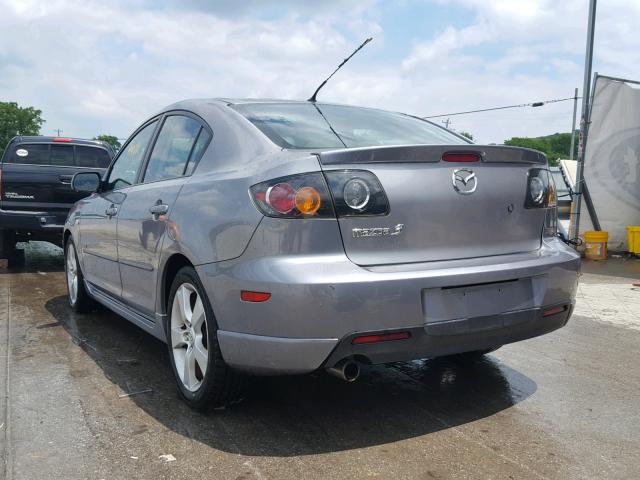 JM1BK323661421042 - 2006 MAZDA 3 S GRAY photo 3