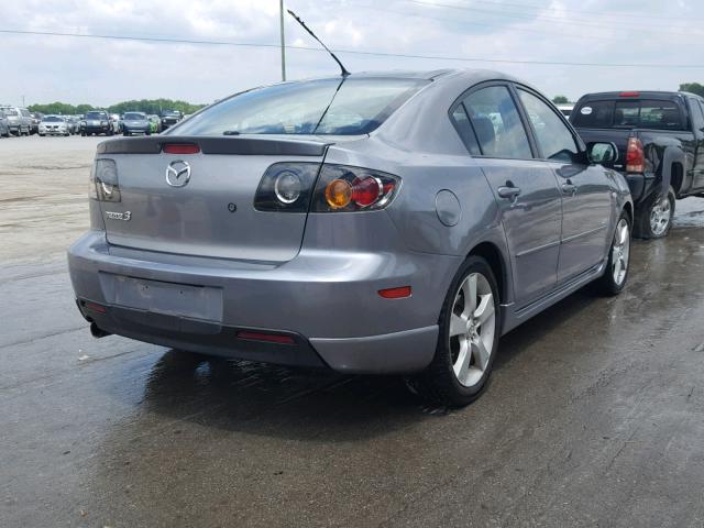 JM1BK323661421042 - 2006 MAZDA 3 S GRAY photo 4