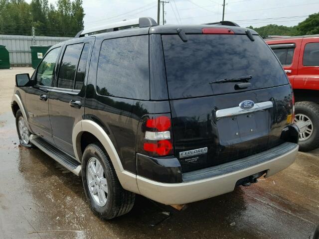 1FMEU74E17UA79041 - 2007 FORD EXPLORER E BLACK photo 3