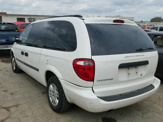 1D4GP24R76B695639 - 2006 DODGE GRAND CARA WHITE photo 3