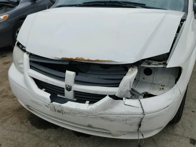 1D4GP24R76B695639 - 2006 DODGE GRAND CARA WHITE photo 9