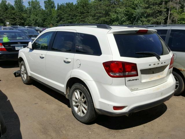 3C4PDCBG6DT671258 - 2013 DODGE JOURNEY SX WHITE photo 3