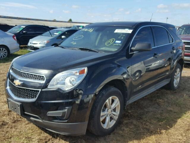 2GNFLCEK7C6150297 - 2012 CHEVROLET EQUINOX LS BLACK photo 2