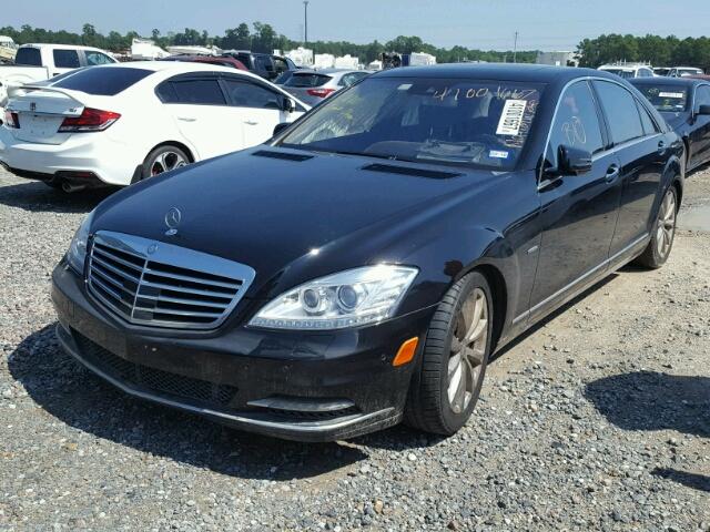 WDDNG8DB7CA423352 - 2012 MERCEDES-BENZ S 350 BLUE BLACK photo 2