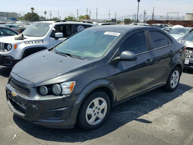 1G1JA5SG2G4153743 - 2016 CHEVROLET SONIC LS 石墨色 照片 2