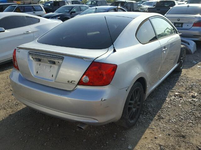 JTKDE177X60081960 - 2006 TOYOTA SCION TC SILVER photo 4