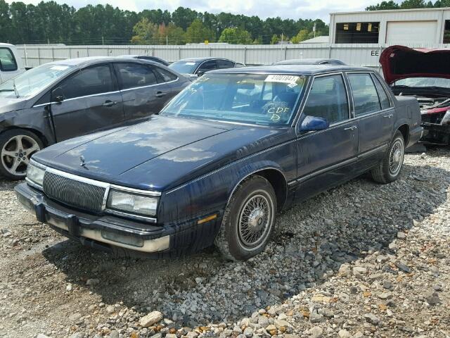 1G4HP54C6LH491840 - 1990 BUICK LESABRE CU BLUE photo 2