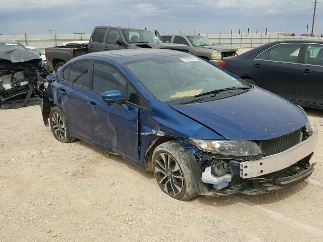 19XFB2F81FE078221 - 2015 HONDA CIVIC EX 蓝色 照片 1