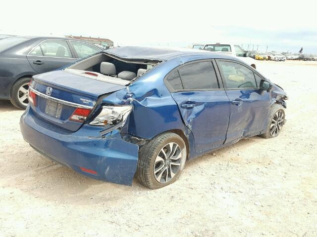 19XFB2F81FE078221 - 2015 HONDA CIVIC EX 蓝色 照片 4