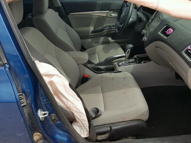 19XFB2F81FE078221 - 2015 HONDA CIVIC EX 蓝色 照片 5