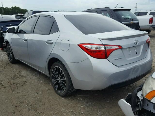 2T1BURHE0GC498931 - 2016 TOYOTA COROLLA L SILVER photo 3