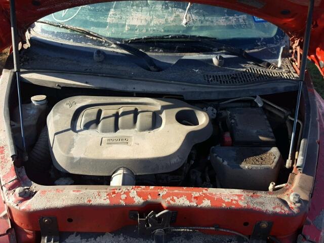 3GNBACFU3BS504899 - 2011 CHEVROLET HHR RED photo 7