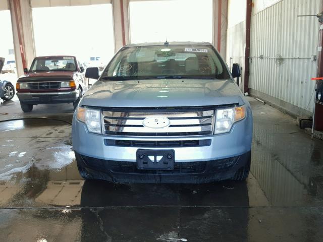 2FMDK36C78BA80451 - 2008 FORD EDGE SE BLUE photo 9