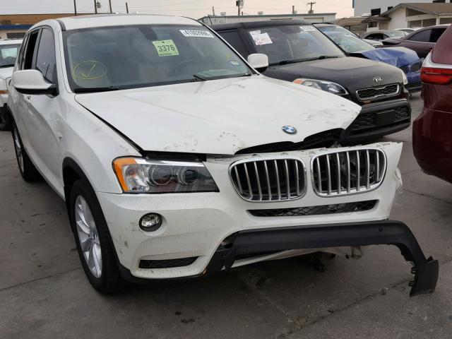 5UXWX9C5XD0A17123 - 2013 BMW X3 XDRIVE2 WHITE photo 1