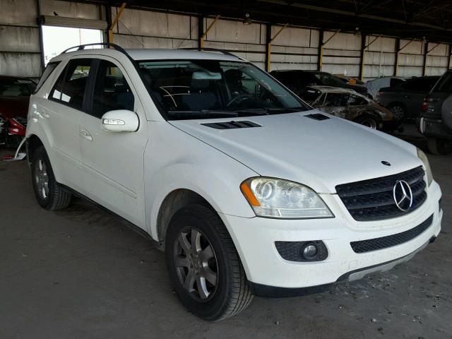 4JGBB86E06A069662 - 2006 MERCEDES-BENZ ML 350 WHITE photo 1