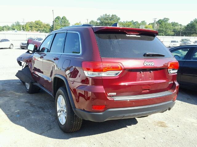 1C4RJEAG3HC647466 - 2017 JEEP GRAND CHER MAROON photo 3