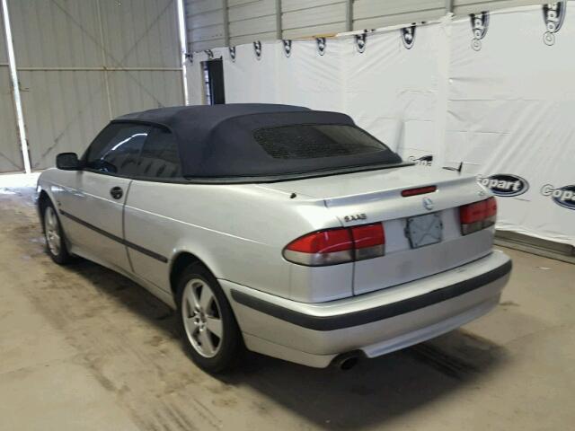 YS3DF78K637010860 - 2003 SAAB 9-3 SE SILVER photo 3