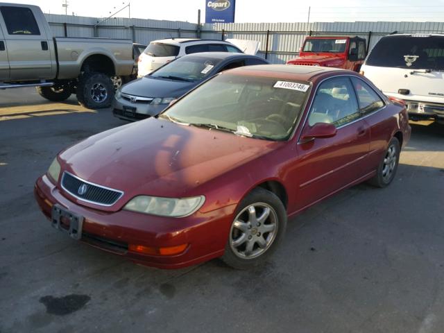 19UYA2254WL007157 - 1998 ACURA 3.0CL Қызыл фото 2
