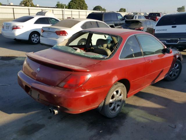 19UYA2254WL007157 - 1998 ACURA 3.0CL RED photo 4