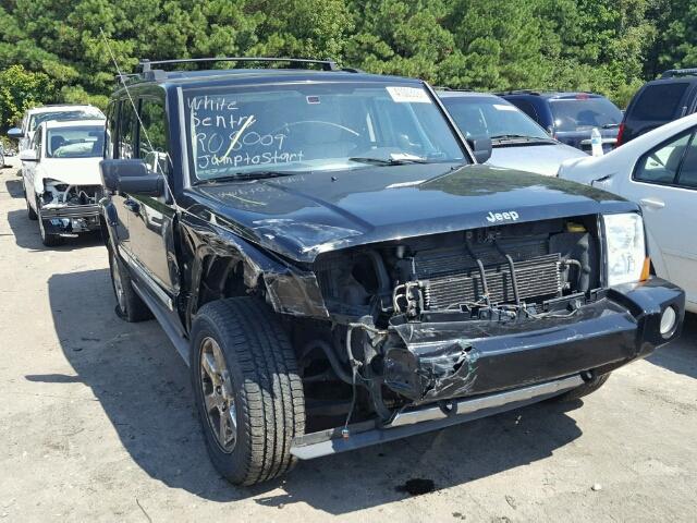 1J8HG58216C200211 - 2006 JEEP COMMANDER BLACK photo 1