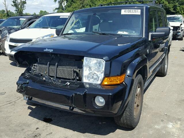 1J8HG58216C200211 - 2006 JEEP COMMANDER BLACK photo 10