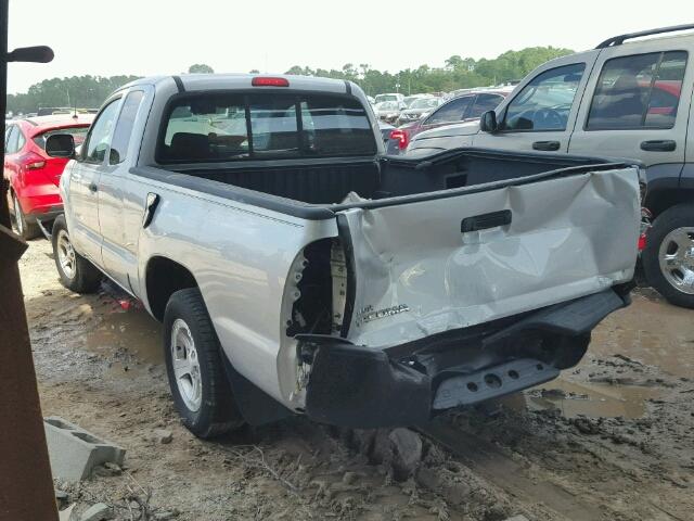 5TETX22N86Z244596 - 2006 TOYOTA TACOMA ACC SILVER photo 3