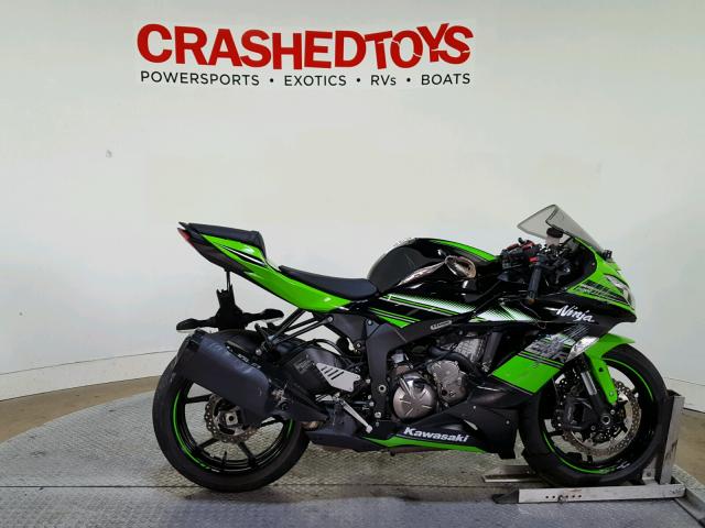 JKBZXJE13GA021834 - 2016 KAWASAKI ZX636 E GREEN photo 1