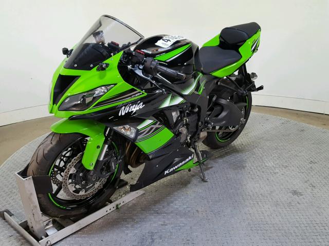 JKBZXJE13GA021834 - 2016 KAWASAKI ZX636 E GREEN photo 4