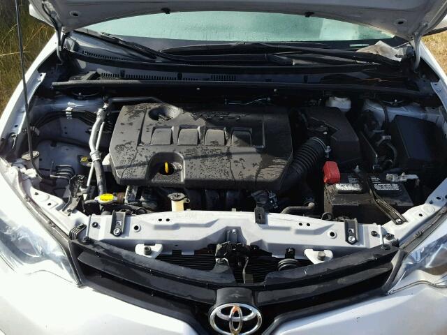 2T1BURHE9EC177032 - 2014 TOYOTA COROLLA L SILVER photo 7