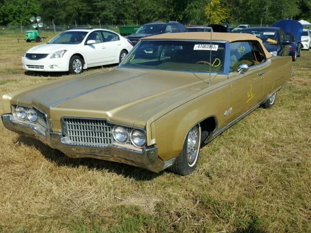 384679M272203 - 1969 OLDSMOBILE 98 GOLD photo 2