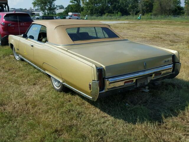 384679M272203 - 1969 OLDSMOBILE 98 GOLD photo 3