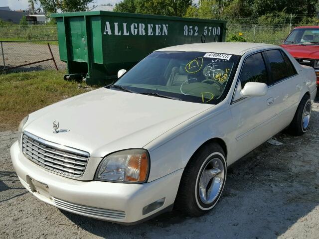 1G6KD54Y8YU279988 - 2000 CADILLAC DEVILLE CREAM photo 2