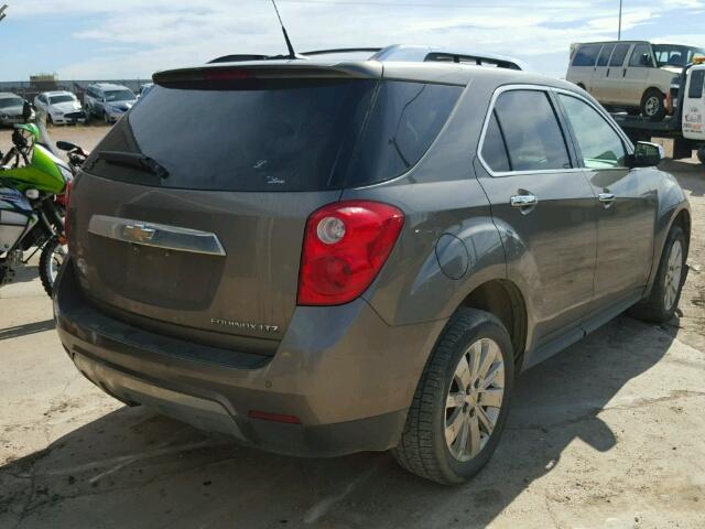 2CNFLGEW9A6346494 - 2010 CHEVROLET EQUINOX LT SILVER photo 4