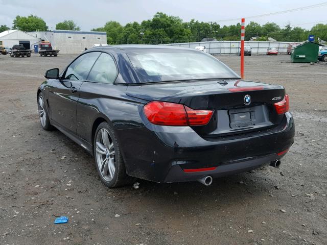 WBA3T3C55G5A41508 - 2016 BMW 435 I BLACK photo 3