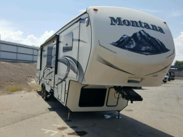 4YDF38526F4700789 - 2015 KEYSTONE MONTANA WHITE photo 1